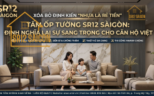Tấm ốp tường SR12 SÀIGÒN định nghĩa lại sự sang trọng cho căn hộ Việt