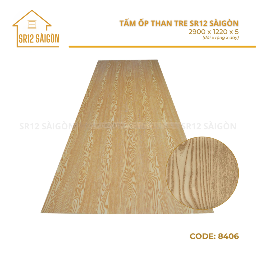 Tấm ốp than tre 8406