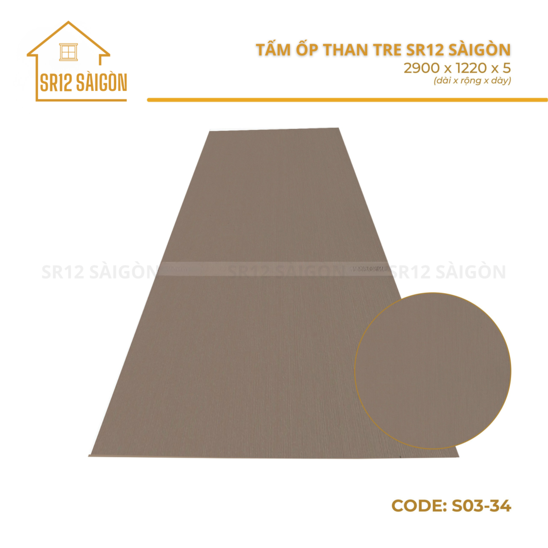 Tấm ốp than tre S03-34